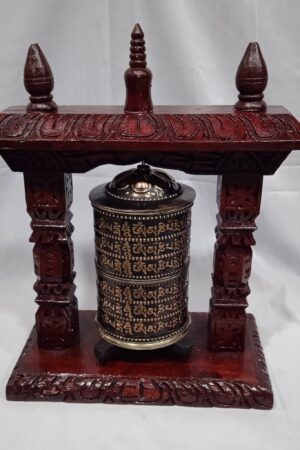 Handheld Mani Prayer Wheel for Daily Meditation and Spiritual Practice