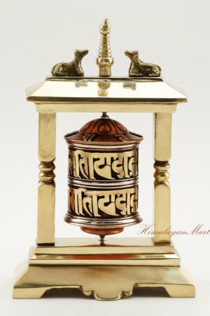 Table Top Prayer Wheel for Meditation, Ritual & Spiritual Decor