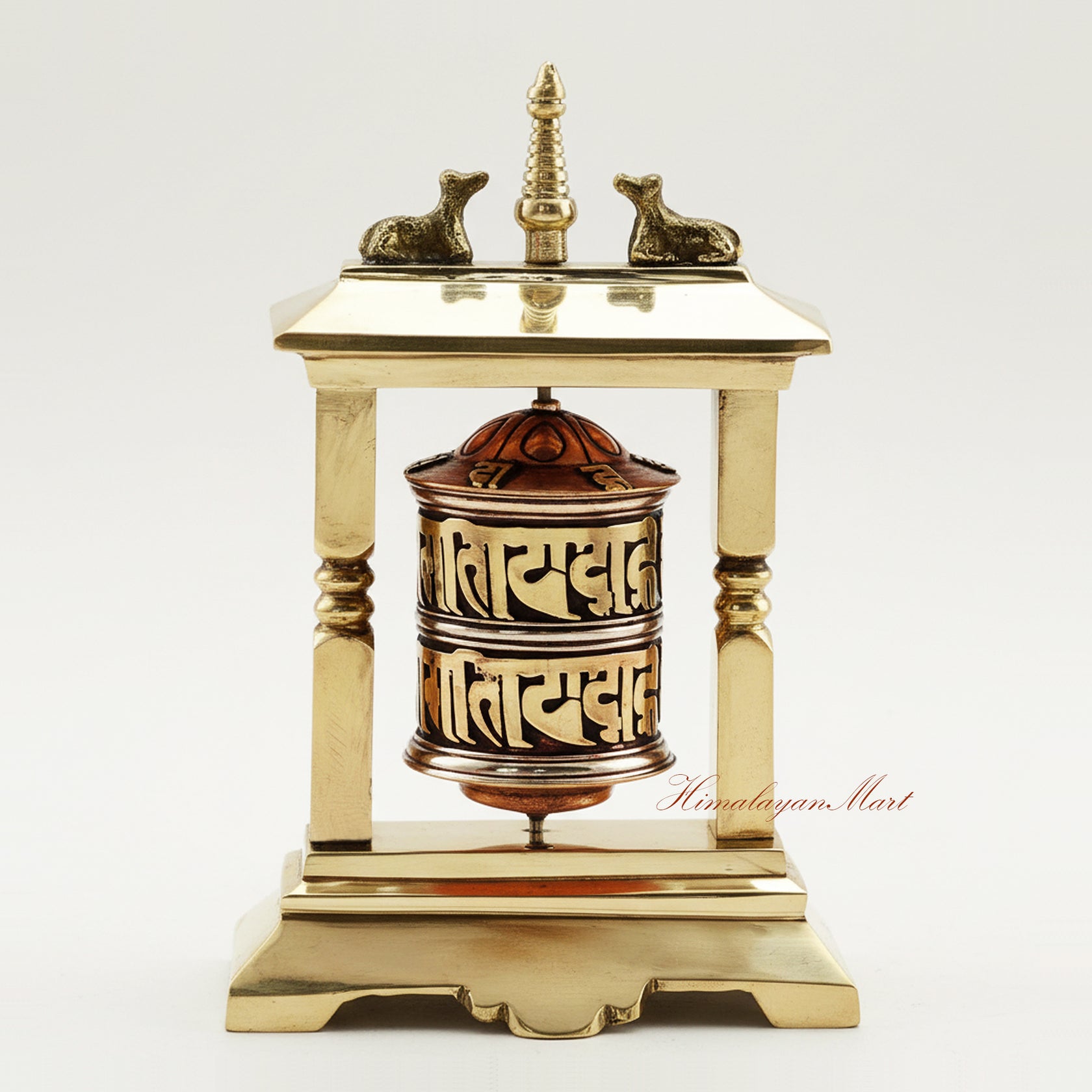 Table Top Prayer Wheel for Meditation, Ritual & Spiritual Decor